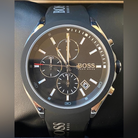 HB1513716 - Hugo Boss Men’s Velocity Black Watch - Picture 1 of 12